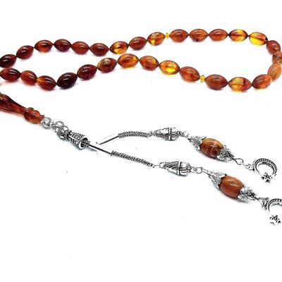 Colour Blend Prayer Beads, Kehribar Tesbih / SKU645
