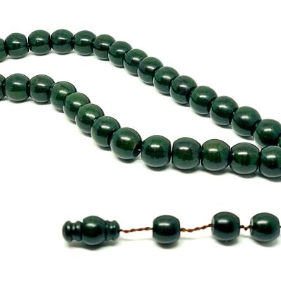 Ottoman Cut ANDIZ - Juniper Master Crafted Prayer Beads, Tesbih UK-370L / SKU664