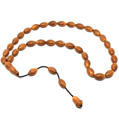 Master Crafted ANDIZ - Juniper Prayer Beads, Tesbih LRV-833W / SKU699
