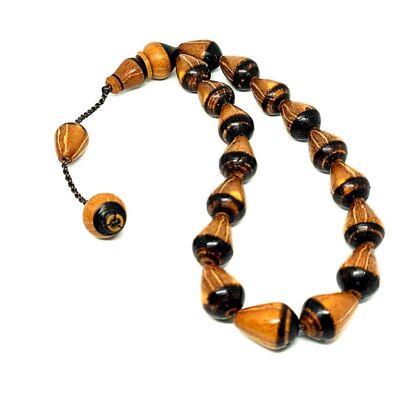 Unique One Off, Rain Drop Master Craft Juniper Prayer Bead - Tesbih / SKU704