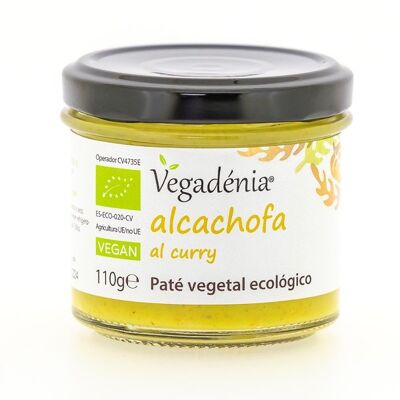 Alcachofas au curry. Paté de verduras ecológicas.