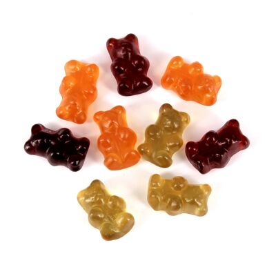 Bio-vegane Teddybär-Süßigkeiten, Großpackung – 5 kg