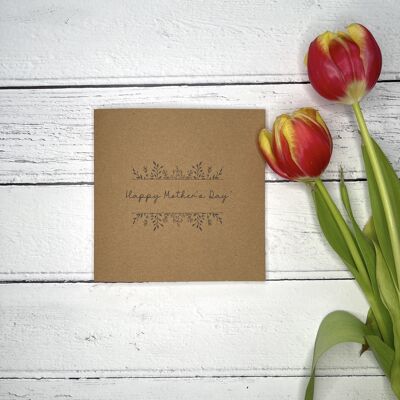 Happy Mother's Day kraft card