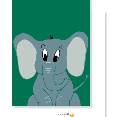 Carte - Éléphant
