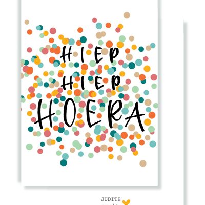 Card - Hip Hip Hooray