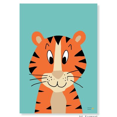 A4-Poster - Tiger