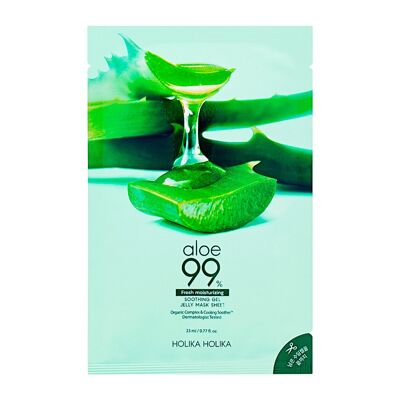 Aloe 99% Soothing Gel Jelly Mask Sheet - NOUVEAU // Aloe Vera 99% Soothing Mask