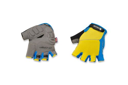 KRATOS- Yellow Half Finger Anti-slip Breathable Cycling Gloves