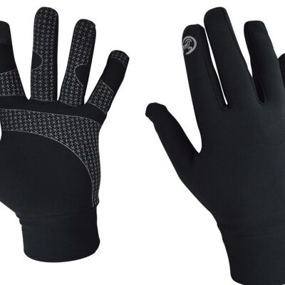 KRATOS Black Running gloves