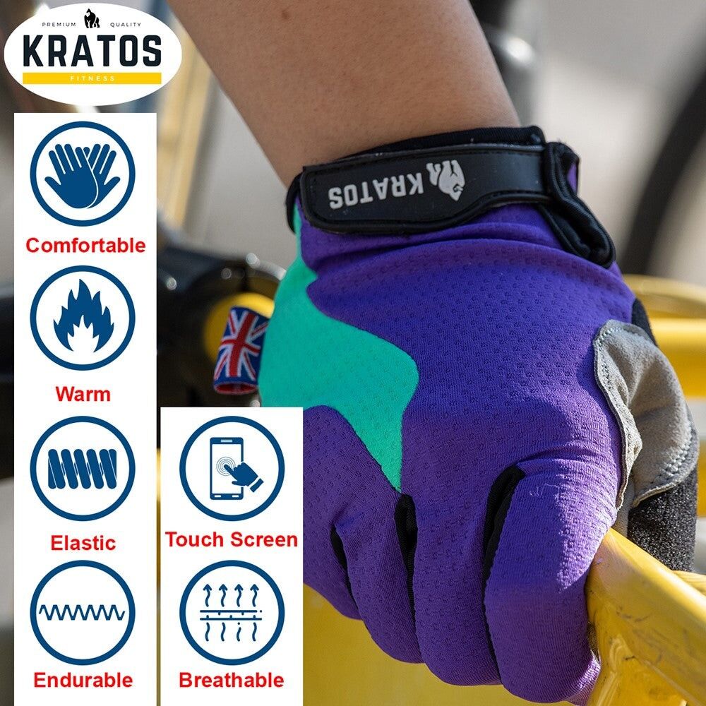 Purple store mtb gloves