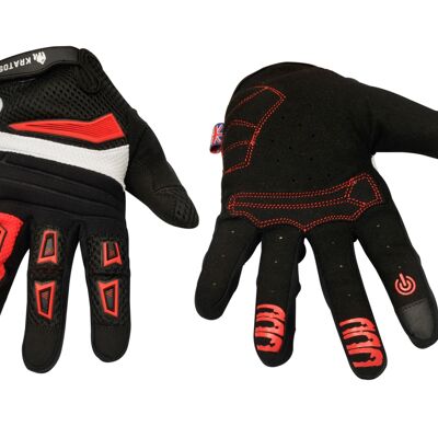 KRATOS - Red Knuckles Mountainbike-Handschuhe für Damen und Herren