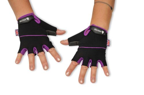 KRATOS- Purple Half Finger Gym Gloves Suitable for Men and Women