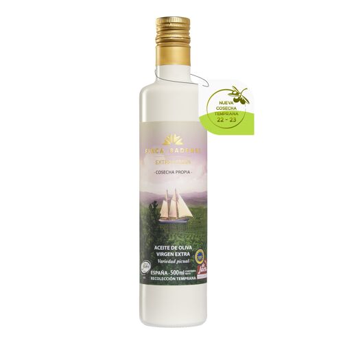 12 uds, AOVE Finca Badenes PICUAL cosecha temprana, pack de 12 botellas de 500ml