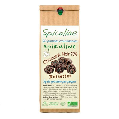 Spicoline - Dunkle Schokoladenpastillen