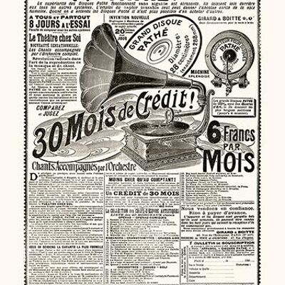 Pathé phonographs - 30x40