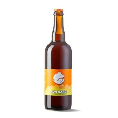 QUEEN blond beer without alcohol or gluten 75cl - RUN'HARD