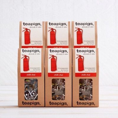 Teapigs Chai Tea – Case of 6 Big Packs / SKU150