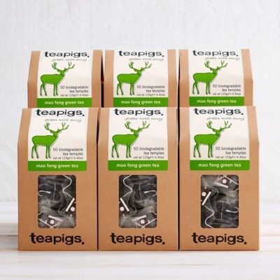 Teapigs Mao Feng Green Tea – Case of 6 Big Packs / SKU159