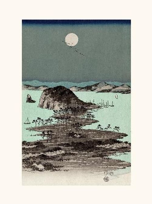 Hiroshige 8 vues de Kanagawa 2/3  