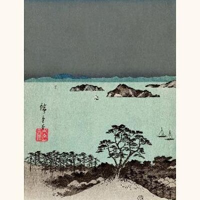 Hiroshige 8 vues de Kanagawa 1/3  
