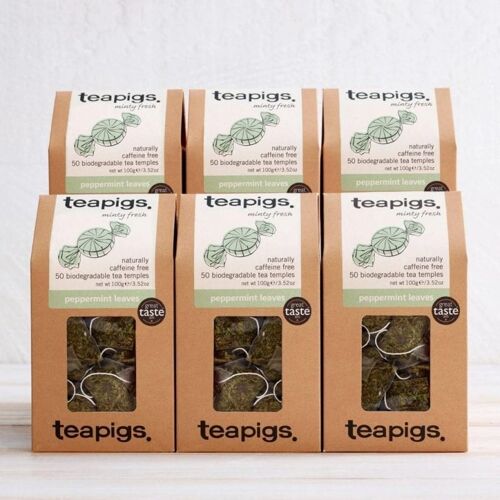 Teapigs Peppermint Leaves Tea – Case of 6 Big Packs / SKU406