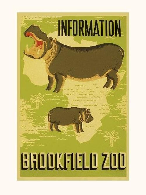 Information Brookfield Zoo - 24x30