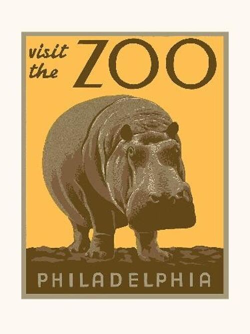 Visit the Zoo Philadelphia - 30x40