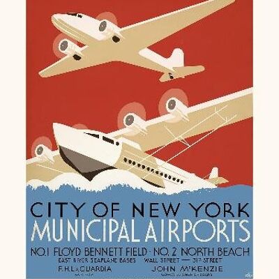 Aeroporto municipale della città di New York - 40x50