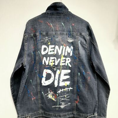 Cazadora Denim Never Die - Hombre