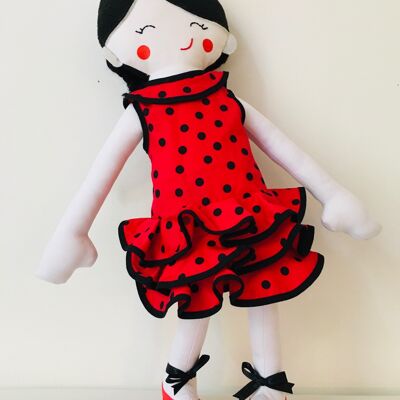 Muñeca de trapo Flamenca Lola 3