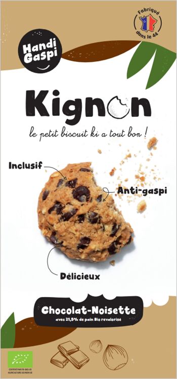 Biscuit anti-gaspi & inclusif CHOCOLAT-NOISETTE format VRAC (Seau de 1,5kgs) 3