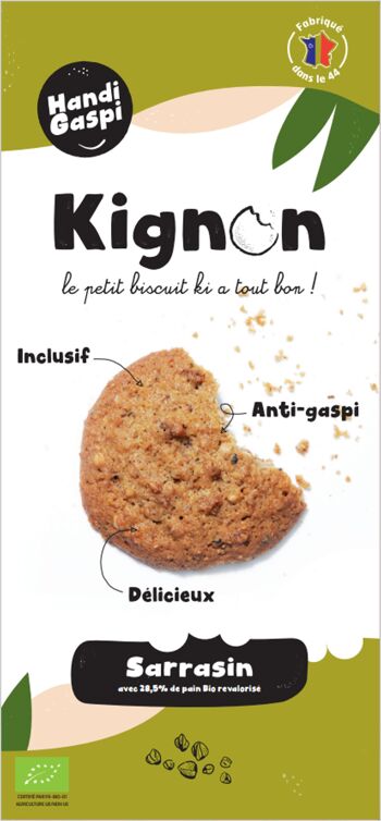 Biscuit anti-gaspi & inclusif SARRASIN format VRAC (Seau de 1,5kgs) 3