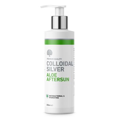 Antibacterial Soothing & Hydrating Colloidal Silver Aloe Aftersun Relief (vegan) 250ml