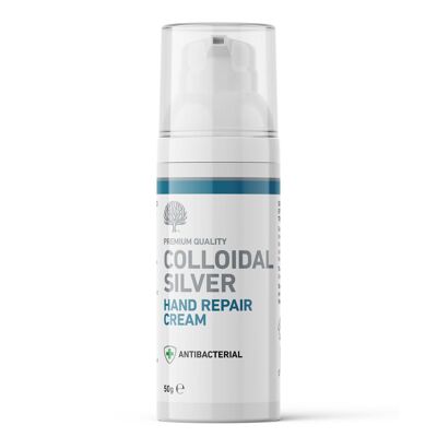 All Natural Antibacterial Vegan Soothing & Protective Colloidal Silver Hand Repair Cream 50g