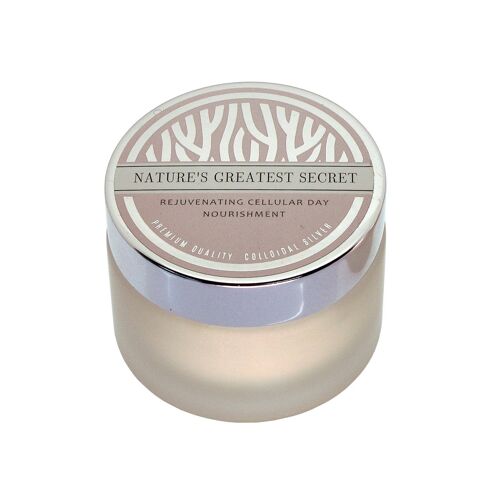 All Natural Vegan Smoothing & Rejuvinating Antiaging Colloidal Silver Day Cream 50g