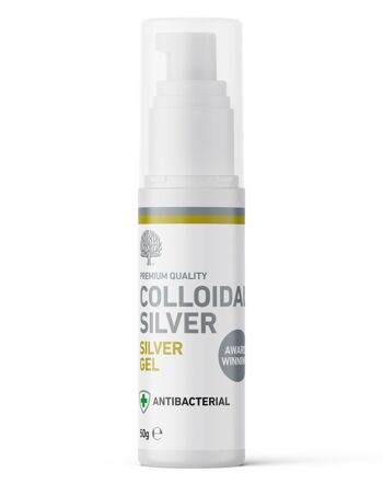 Gel d'argent colloïdal antibactérien multi-usage végétalien primé - 50 ml 1