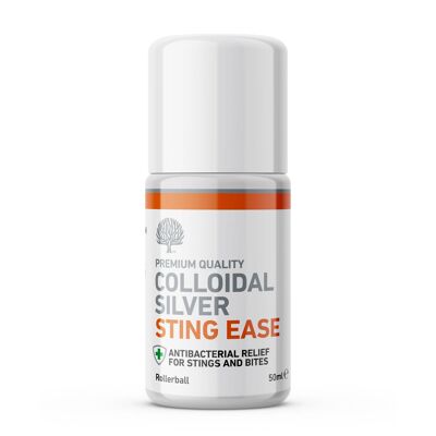 Argent colloïdal Sting Ease Ultimate Relief avec huile essentielle de romarin 50 ml (végétalien)