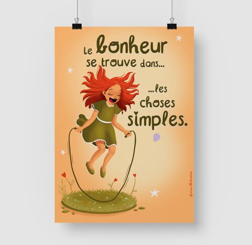 Poster "Le bonheur"