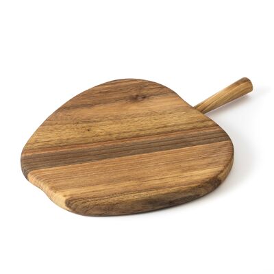 tuuli Kitchen Schneidebrett Tuuli Kitchen Tabla de cortar de madera hecha a mano de nogal oscuro madera maciza maciza 14 x 10 x 1 pulgadas