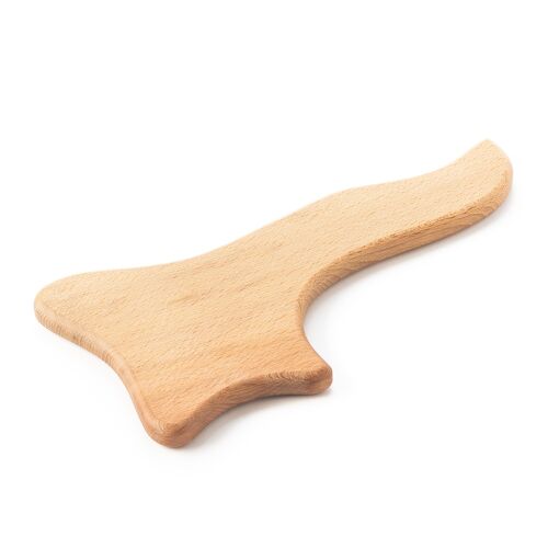 Tuuli Gua Sha Lymphatic Drainage Massager, Multi-Functional Lymphatic Massager Paddle for Arms, Legs, Back and More, Wooden Anti Cellulite Massager Tool Brush