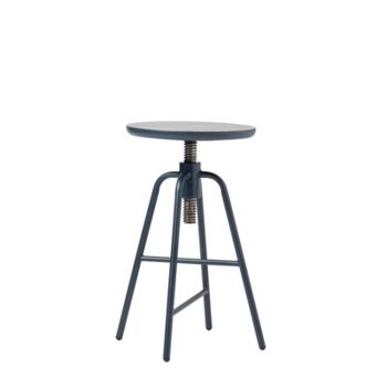 Tabouret de bar DesignBite - bleu nuit 1