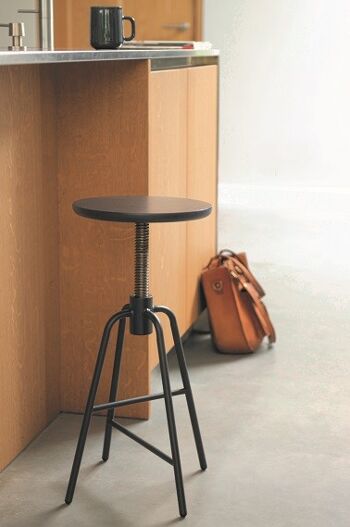 Tabouret de bar DesignBite - bleu nuit 5