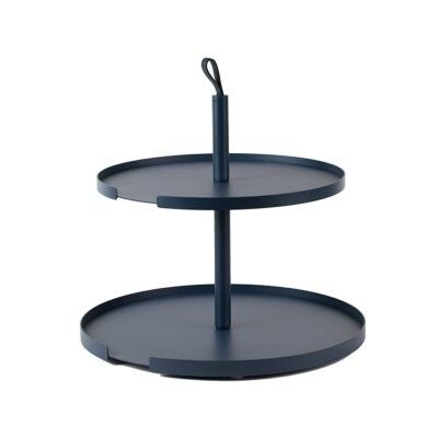 Soporte para tartas Big Hug de 2 niveles - Azul medianoche