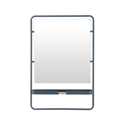 Large wall mirror rectangular - midnight blue