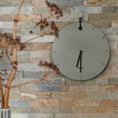 BIG HUG WALL CLOCK - bone