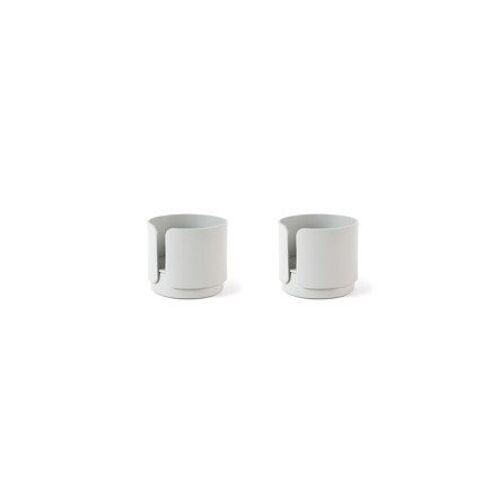 BIG HUG TEA LIGHT HOLDER/EGG CUP (set of 2) - bone