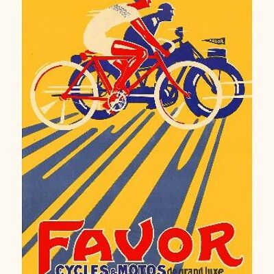 Favor cycles and motorcycles - 24x30