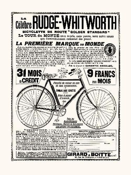 Cycles Rudge-Whitworth - 40x50