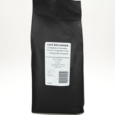 CHIAPANECO Espresso Arabica/Robusta bean 1 kg