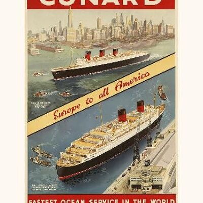 Cunard New-York - 24x30